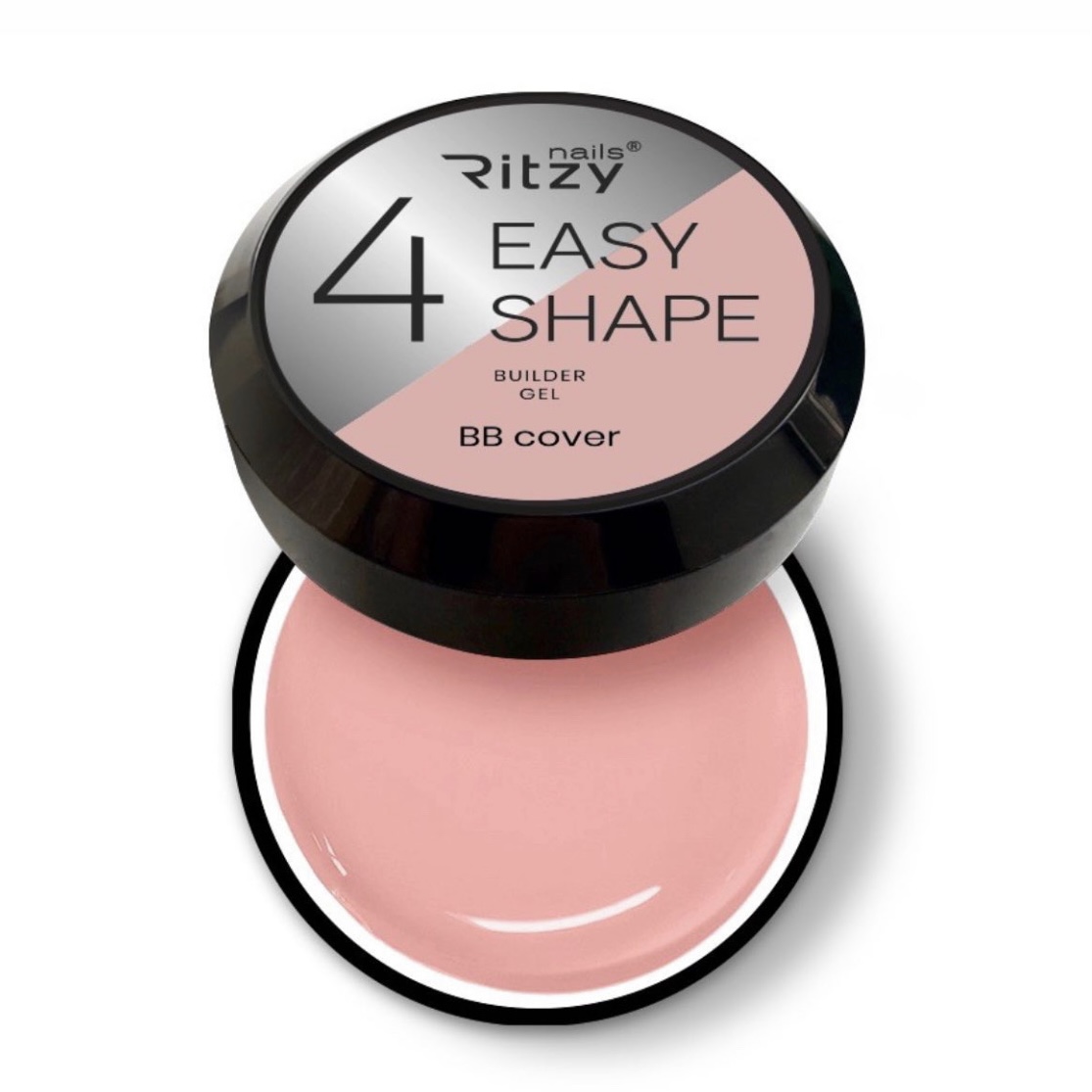 Ritzy Easy shape BB cover 04 būvējošais gēls 50 ml.